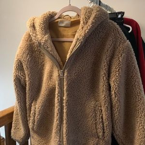 Teddy bear jacket, good condition, great for spring and fall